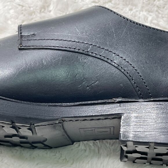 Frye Men\'s Black James Double Monk Strap Oxford Leather Shoes Size 9 1/2 main image 8